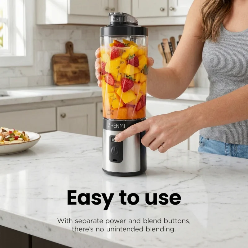 ZHENMI Personal Portable Blender with Digital