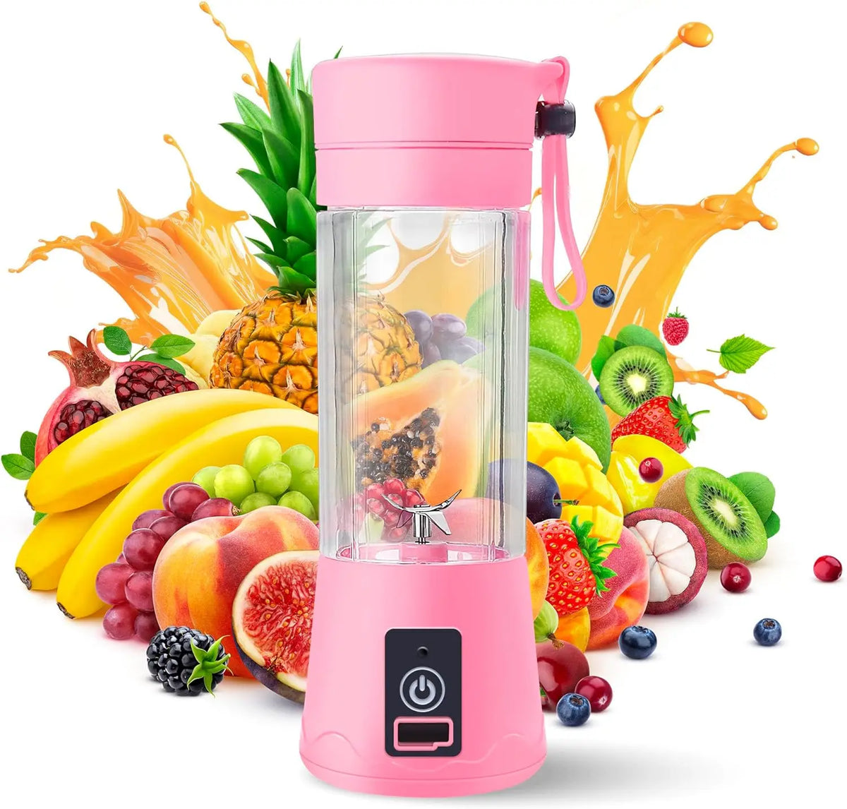Portable Mini Electric Juicer USB Charging Fruit