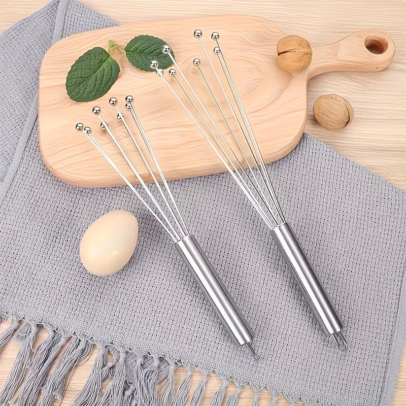 Stainless Steel Ball Whisk Set Manual Mixer