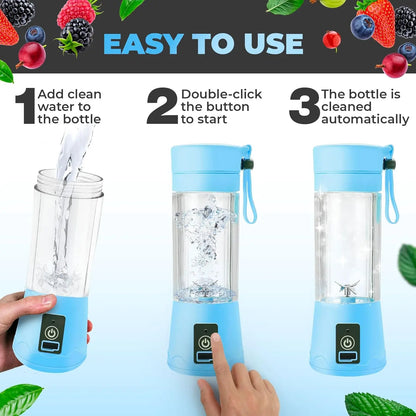 Portable Mini Electric Juicer USB Charging Fruit