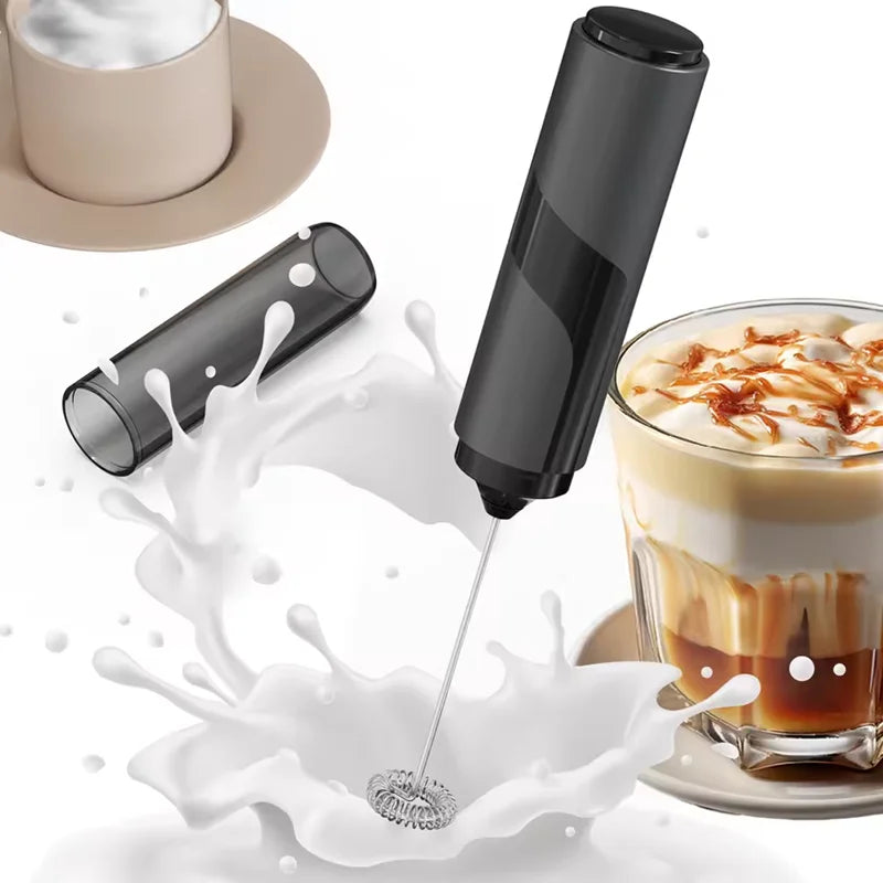 Wireless Milk Foamer Coffee Whisk Mixer Electric Blender