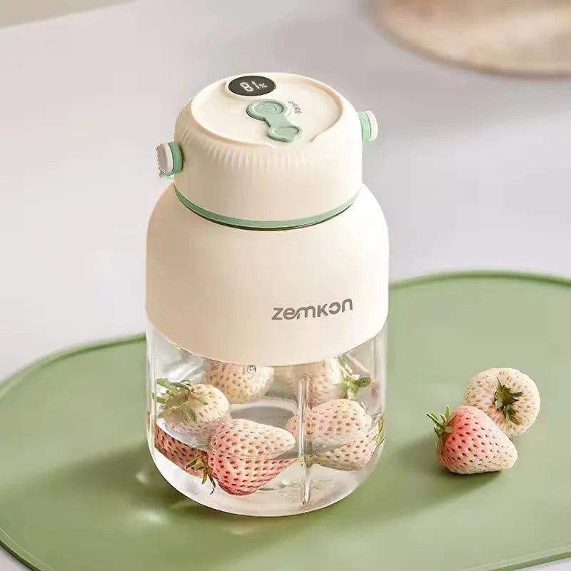 1100ML Portable Juicer Fresh Fruit Mixer 26 Blades