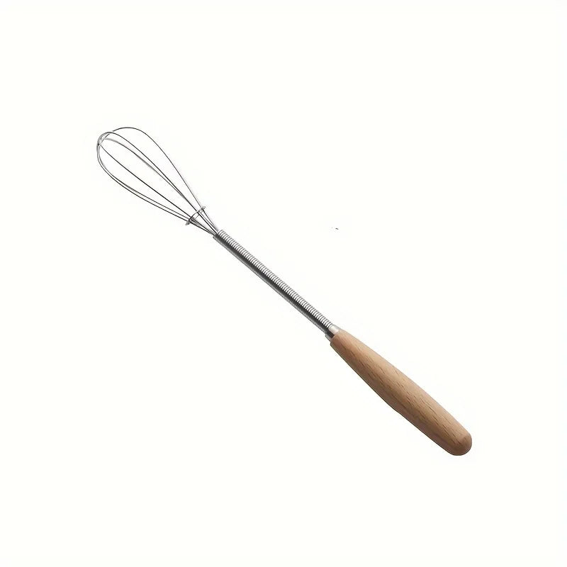 Whisk with Solid Wood Handle Kitchen
