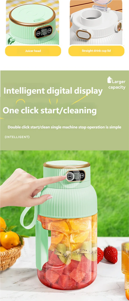 Fruit Juicer Cup Portable Electric Fruit Mixer Stirrng Cup
