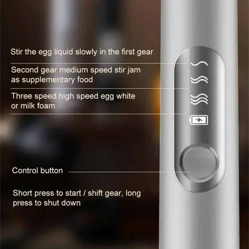 High Quality Electric Milk Frother Foam Maker Handheld
