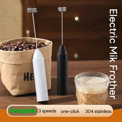 Handheld Electric Milk Coffee Mixer, Egg Beater,