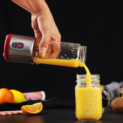 USB Rechargeable Electric Mixer Fruit Orange Milkshake Juice Maker Machine