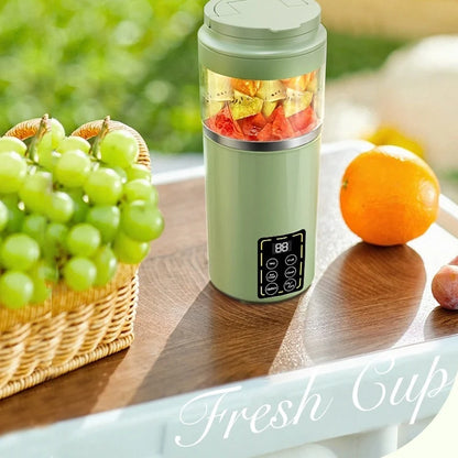 USB charging handheld juicer digital blender