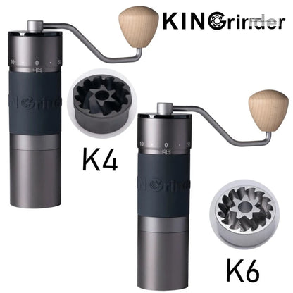 Kingrinder K4 /K6 manual coffee grinder portable mill