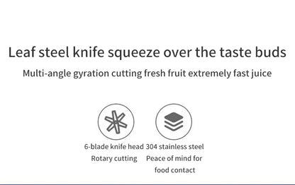 New Portable USB Fresh Fruit Juice Blender Mini Mixer