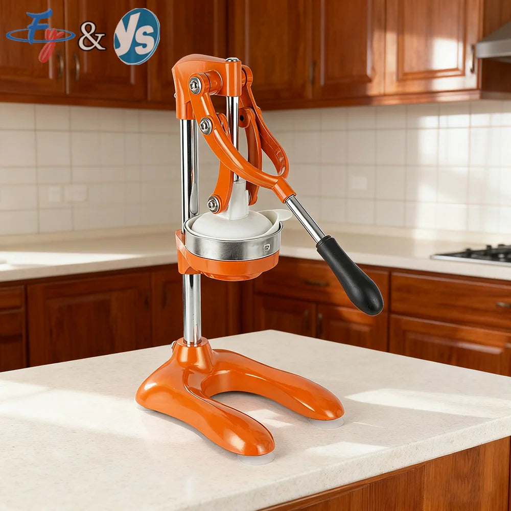 Professional Stainless Steel Strainer Cone Manual Orange Juicer