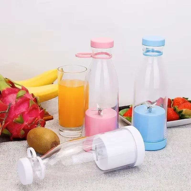 420ml Electric Juicer Mini Wine Bottle Blender Fruit Mixers