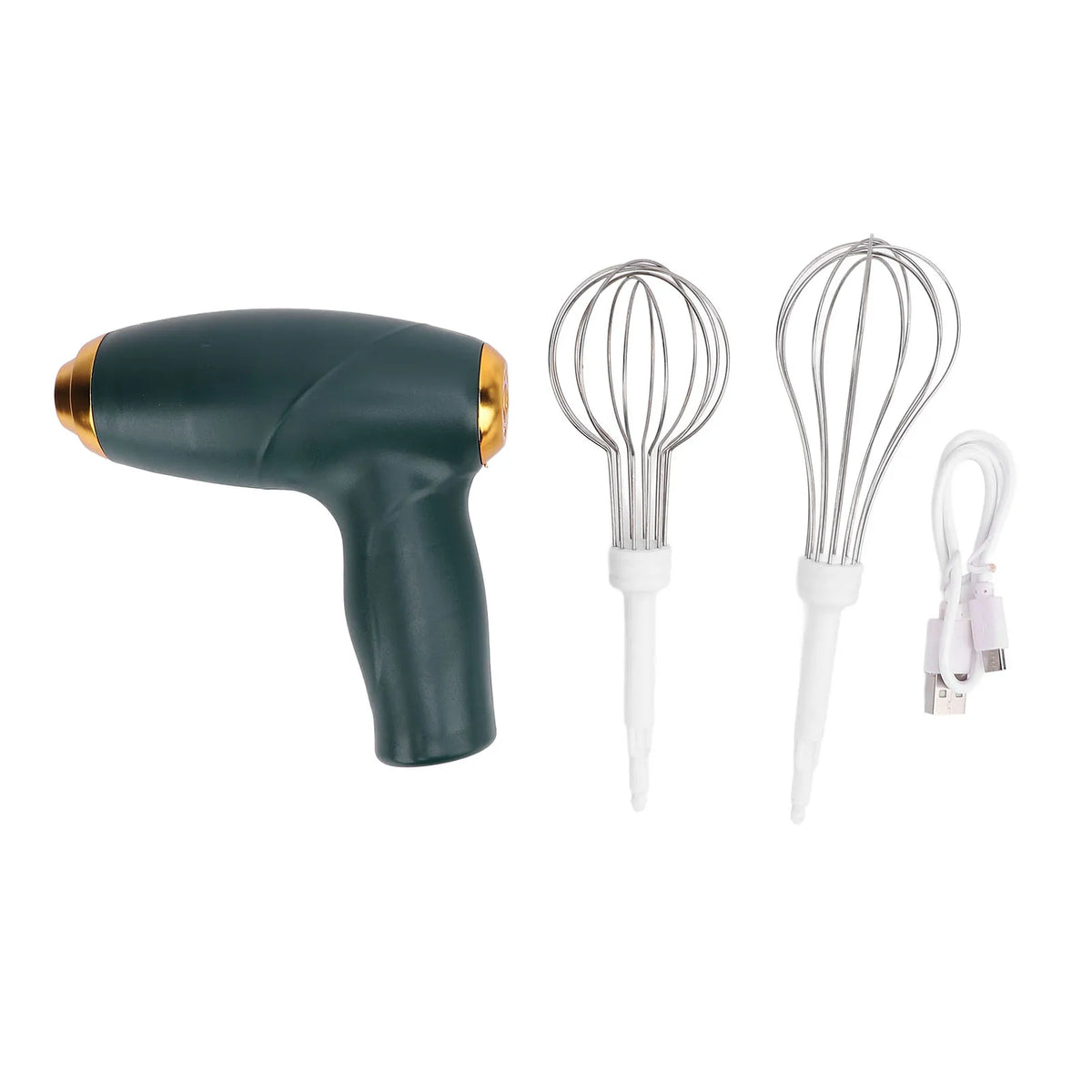Handheld Electric Egg Beater 3-Speed Dual Stick Charger Kitchen
