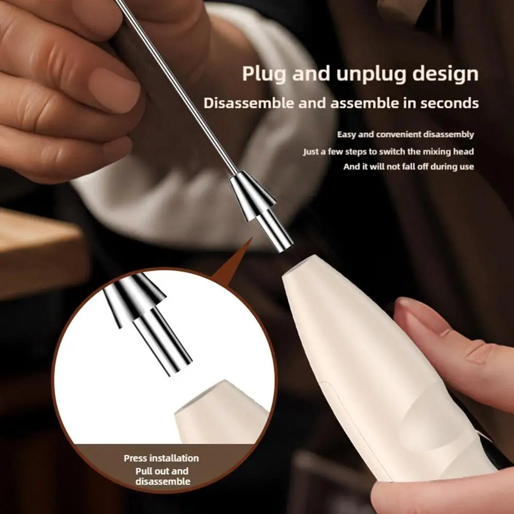 Mi Milk Frother Handheld Foam Maker For Latte Mini Whisk Coffee