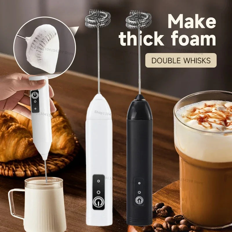 Wireless Milk Frothers Electric Handheld Blender