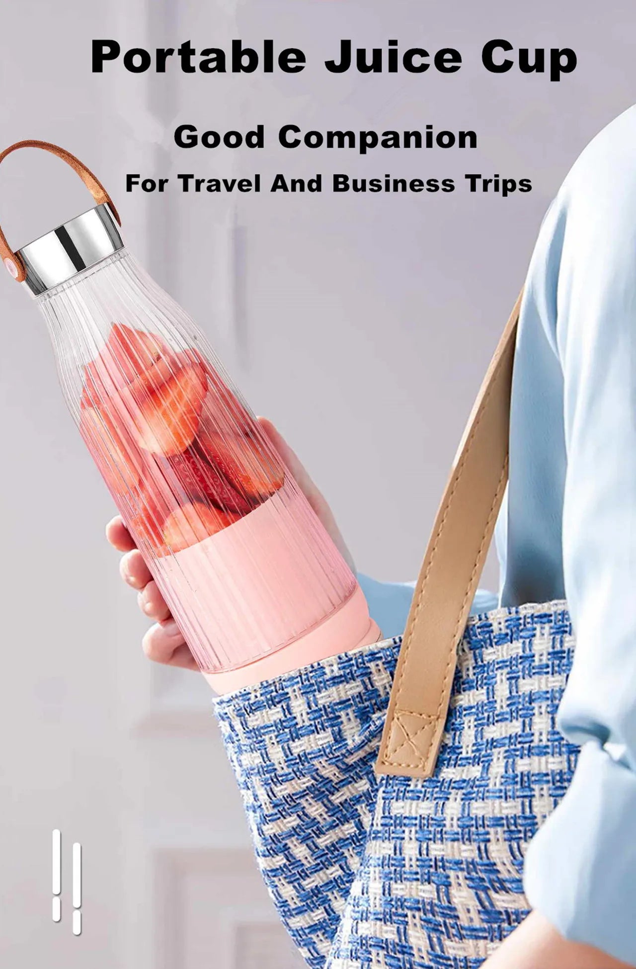 Electric Juicer Cup 6 Blades Blender Milkshake Machine