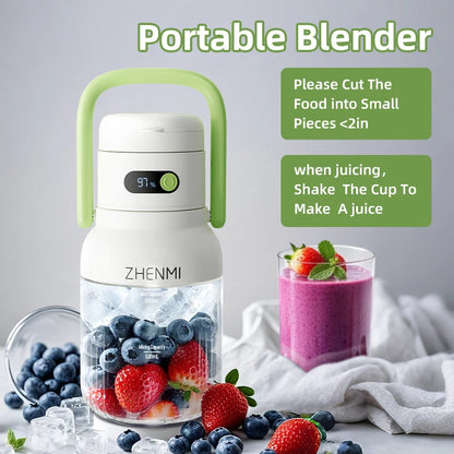 Portable Juicer 33oz. Vessel USB-C Rechargeable For Juicing