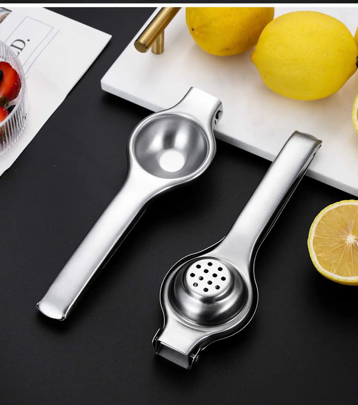 Lemon Squeezer Stainless Steel Manual Juicer Processor