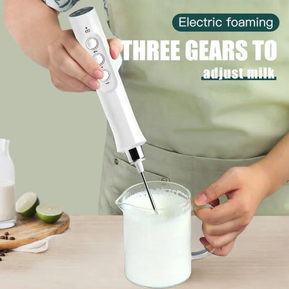 Wireless Egg Beater Kitchen Mixer Coffee Whisk Blender Tool for Home Use