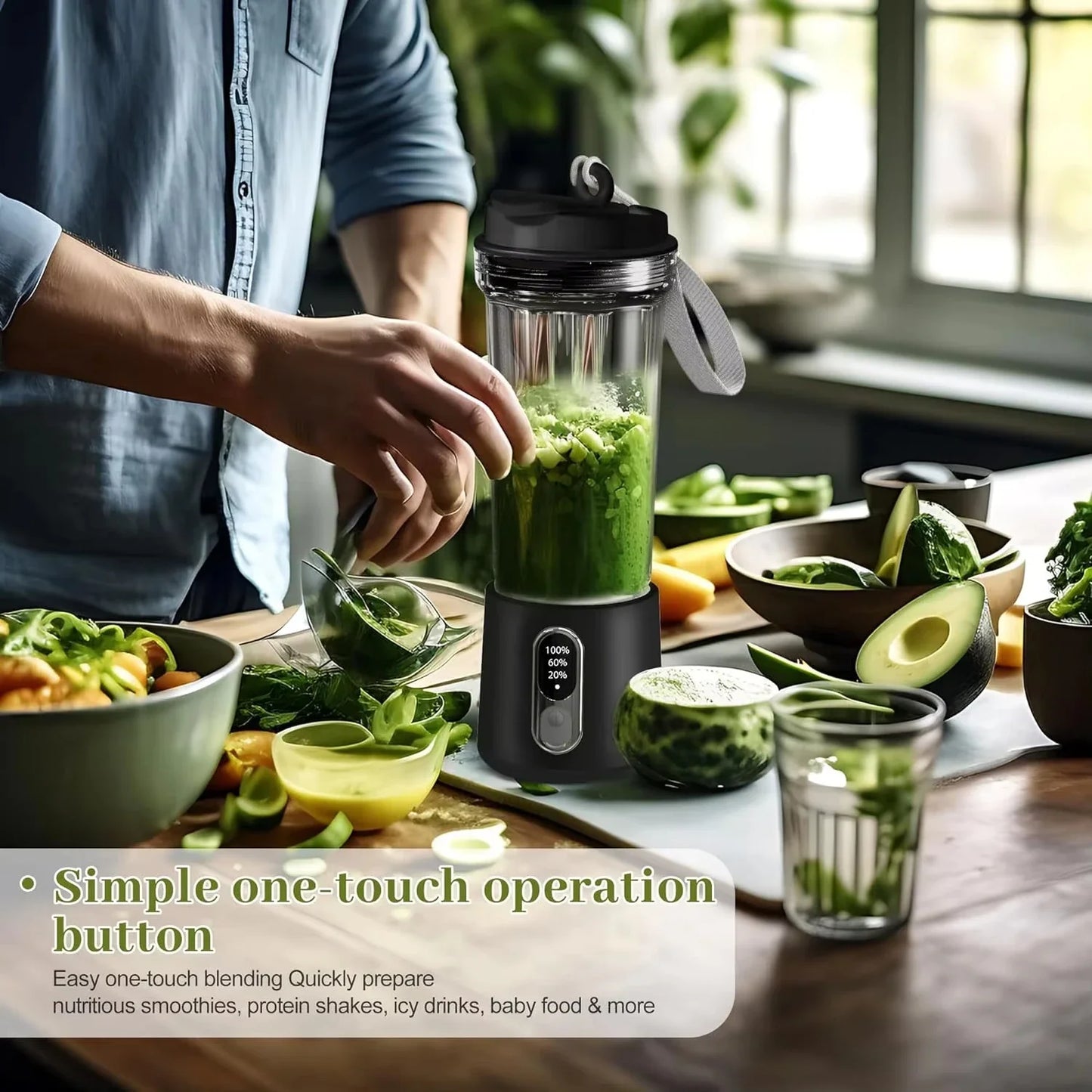 300W Powerful Juicer USB Battery Multi-use Juice Cup