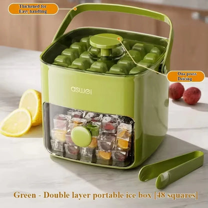 Double Layer Design Essential For Making Homemade Ice For Desserts And Beverages