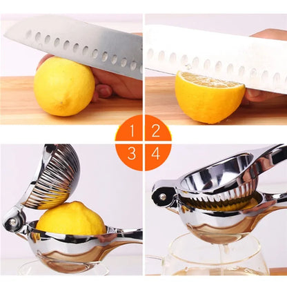 Manual Lemon Squeezer Zinc Alloy Citrus Press Heavy Duty