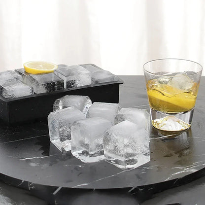 Ice Cube Tray Silicone Ice Ball Freezer Mold Square Ice Cube Maker