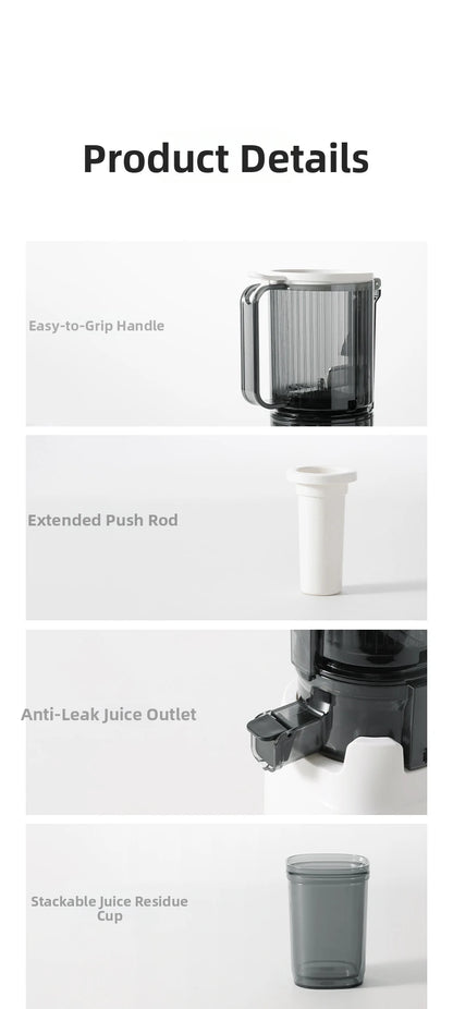 Large-Caliber Juicer Automatic Juicer Low-Speed Slag Juice