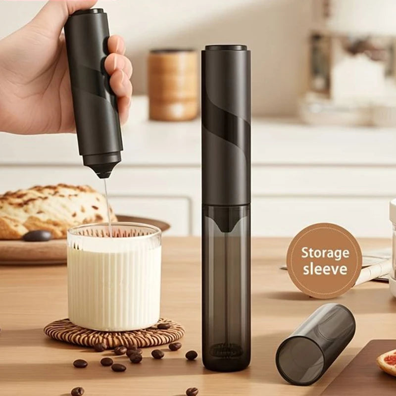 Wireless Milk Foamer Coffee Whisk Mixer Electric Blender