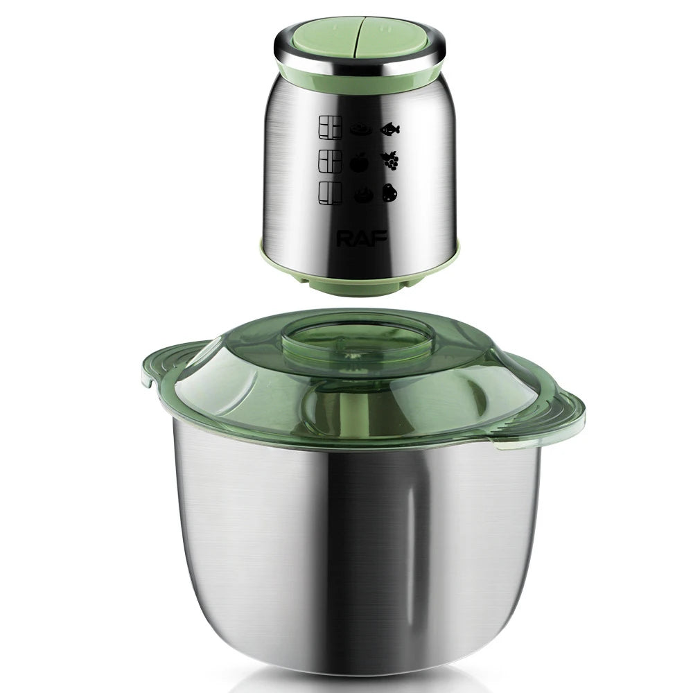 5L Electric Meat Grinder Stainless Steel Chopper Meat Mincer