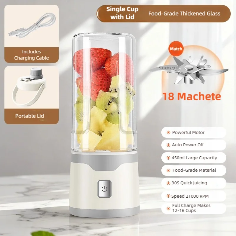 Juicer Blender Suitable for Milkshakes, Juice, and Small Food Processing