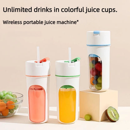 Electric Juicer Cup Portable Hand Shake Wireless Juice Blender