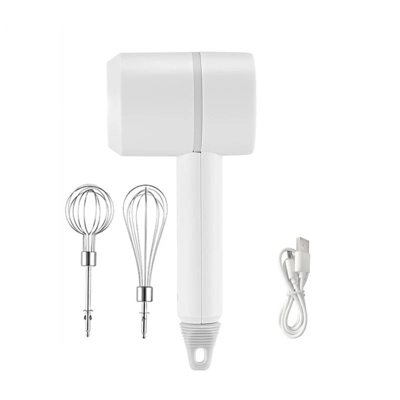Cordless Electric Hand Mixer USB Rechargeable Handheld