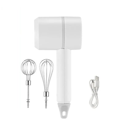 Cordless Electric Hand Mixer USB Rechargeable Handheld