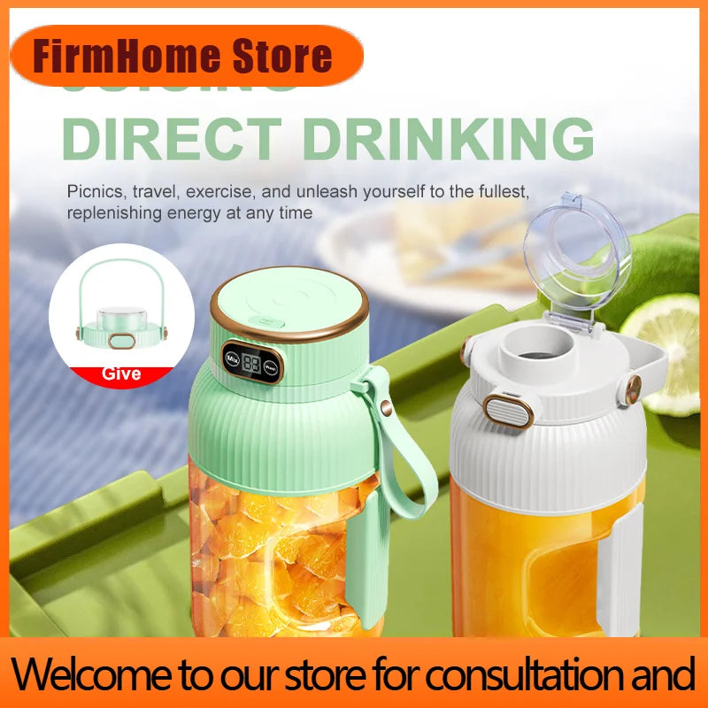 FirmHome Store1000ML Portable Juicer Blender Fruit Juicer