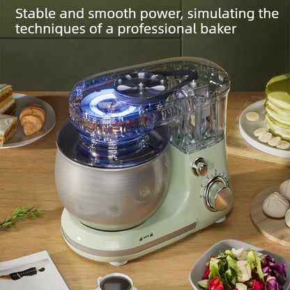 Stand Mixer 3L 1600W 6 Speed Kitchen Mixer with Dough Hook Beater