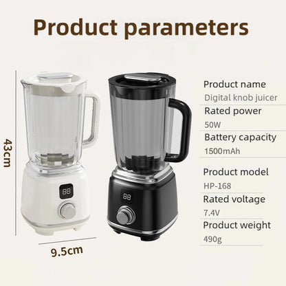 Blender Knob Juicer Ice Crusher  High Juicing Rate Kitchen Tools