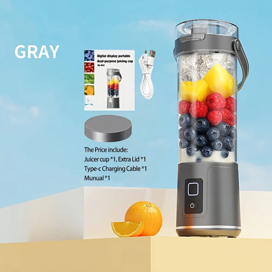 Portable Blender Cup, Electric USB Juicer Blender