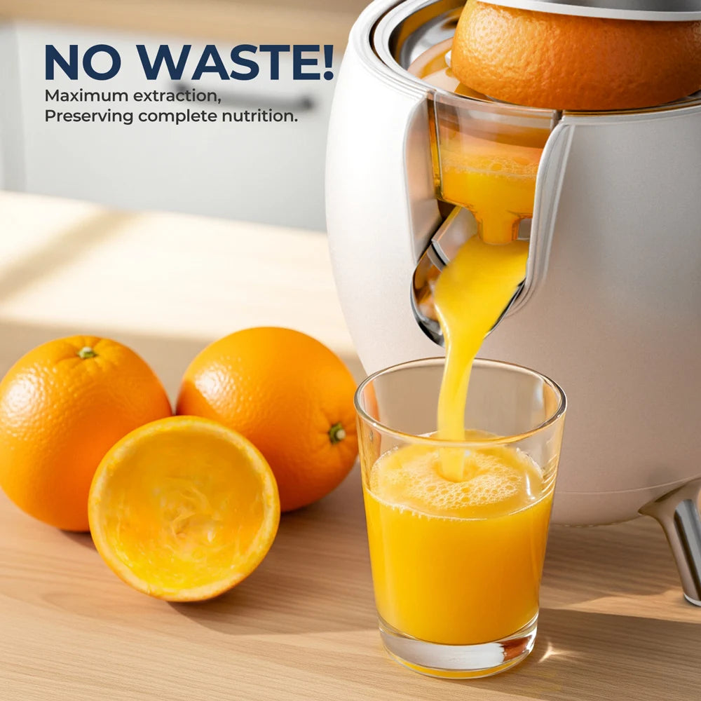 Electric Stainless Steel Citrus Juicer, Orange Lemon Set Juicer