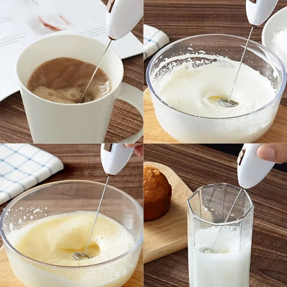 Handheld Electric Milk Coffee Mixer, Egg Beater,