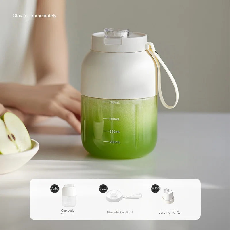 Portable Digital Display Fruit Juicer Blender Ice Blender