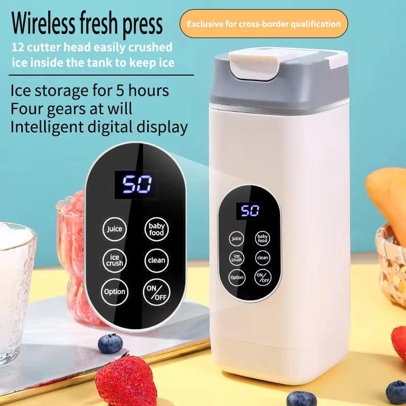 Electric Blender Rechargeable Portable Juicer