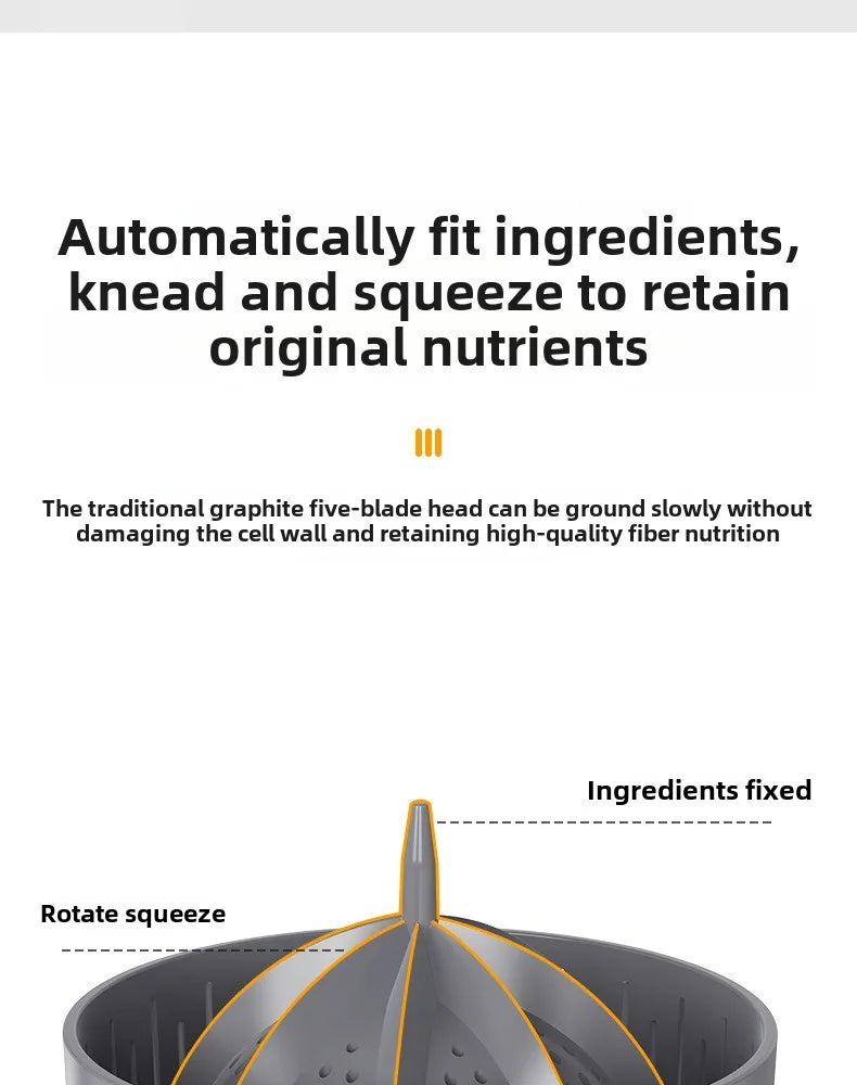 Large-Diameter Orange Juicer Juice And Pulp Separator