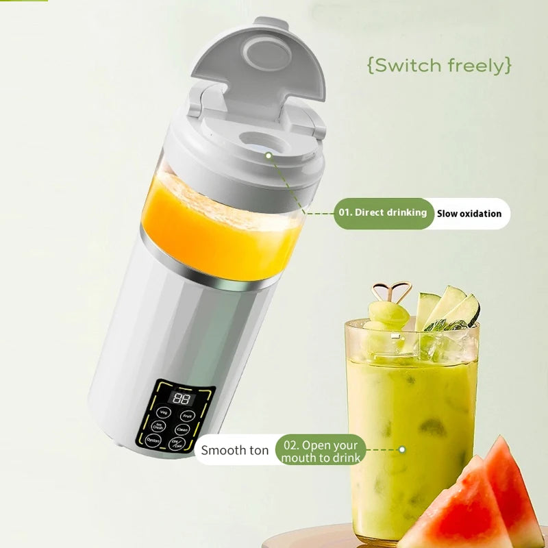 USB charging handheld juicer digital blender