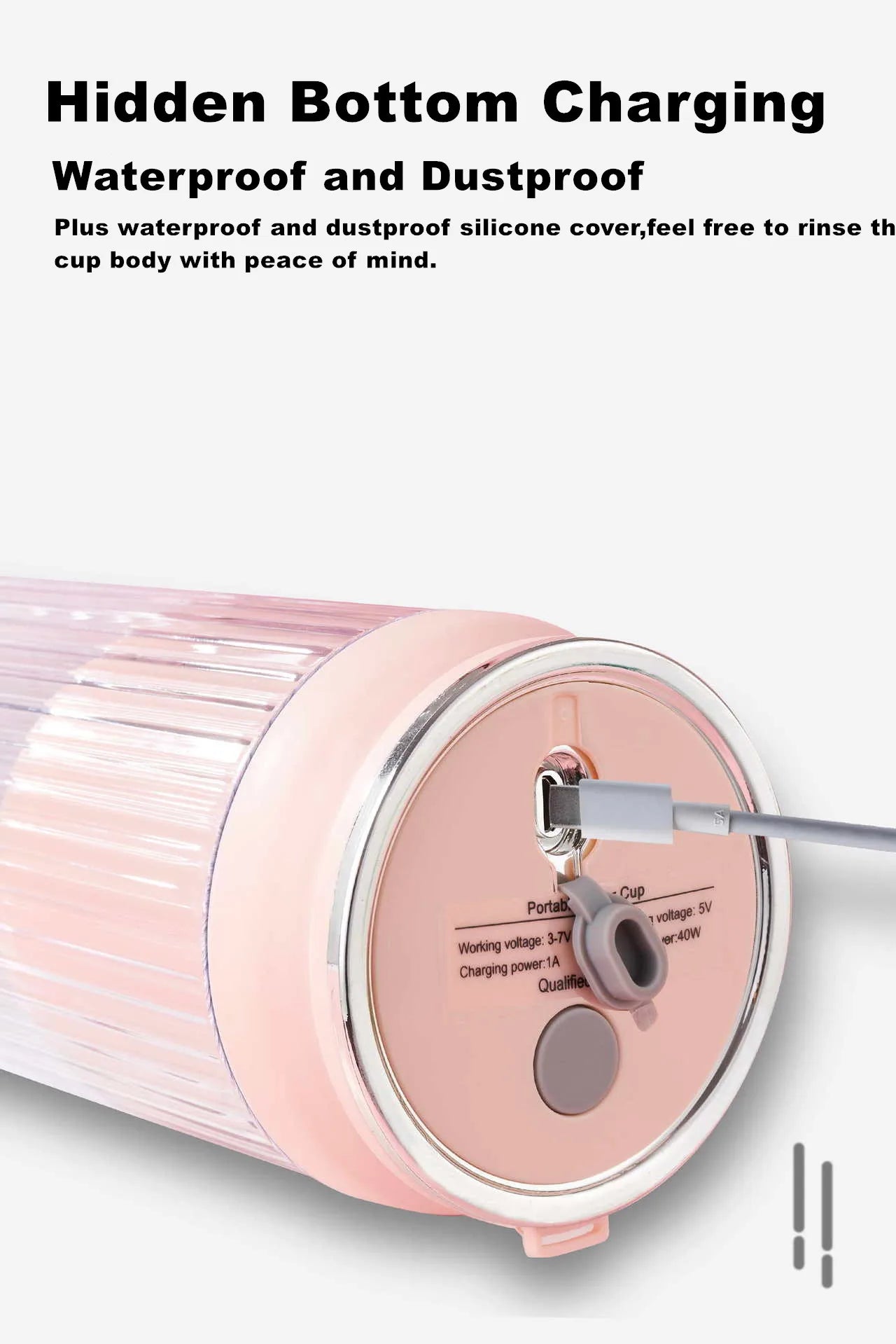 Electric Juicer Cup 6 Blades Blender Milkshake Machine