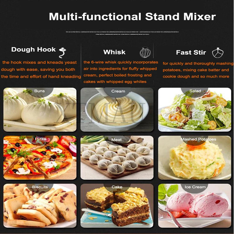 Stand Mixer Blender Bread Pizza Maker Household