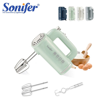 "Sonifer Hand Mixer SF-7034 .Light green appearance, fresh color