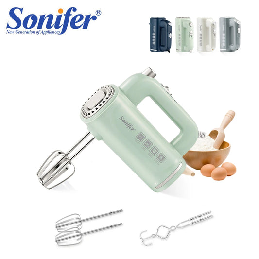 "Sonifer Hand Mixer SF-7034 .Light green appearance, fresh color