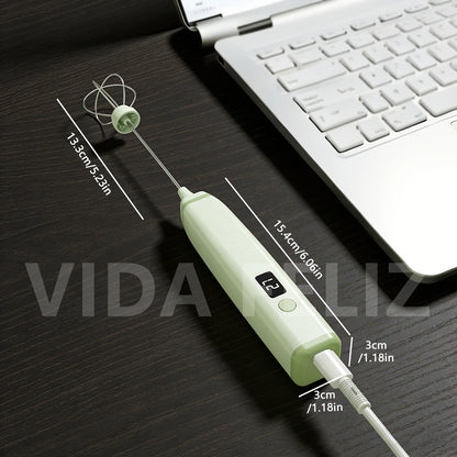 Cordless Handheld Milk Frother for Camping Coffee Frother