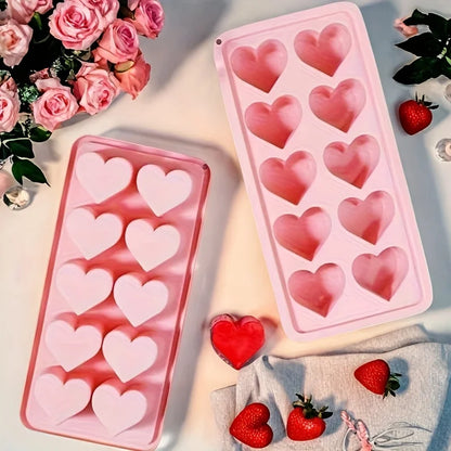 Summer Popsicle Maker Heart Shaped Silicone Ice Cube